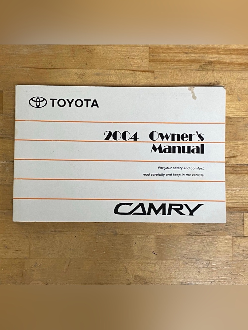 2004 Toyota Camry Owner’s Manual
